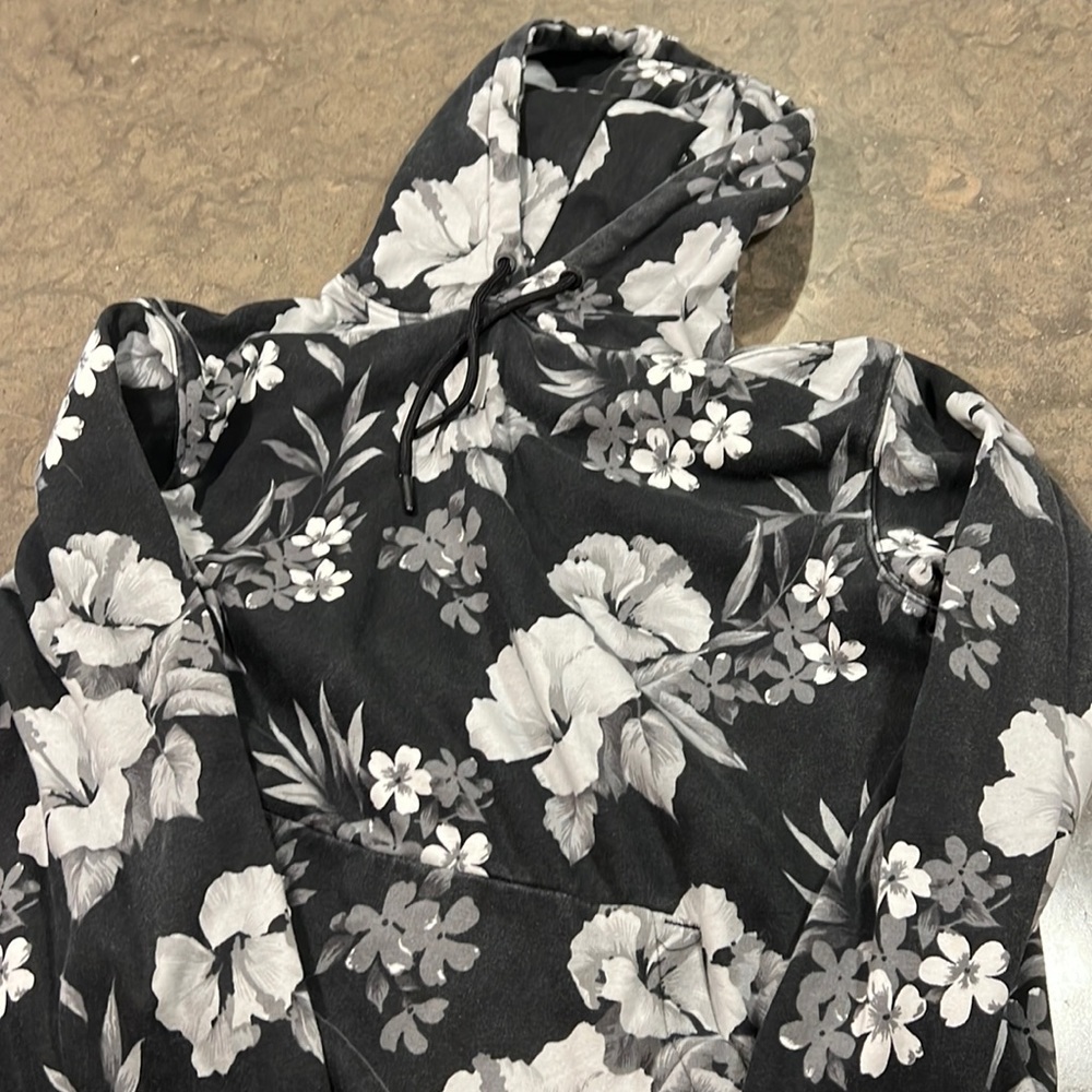 CSG mens floral hoodie
